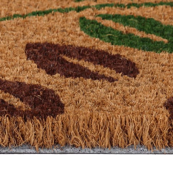vidaXL Door Mat Natural 15.7"x23.6" Tufted Coir