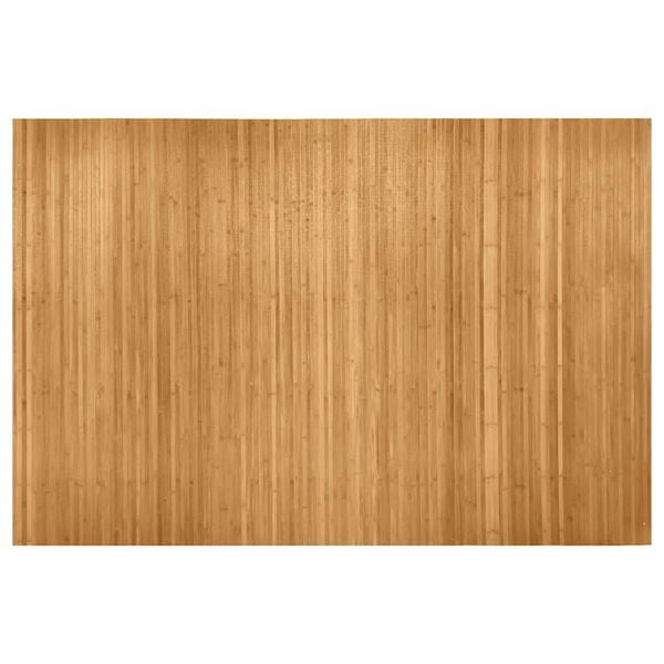 vidaXL Room Divider Bamboo Natural 98.4"x65"