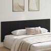vidaXL Headboard Black Oak 94.49 x 0.59 x 31.50 in Engineered Wood