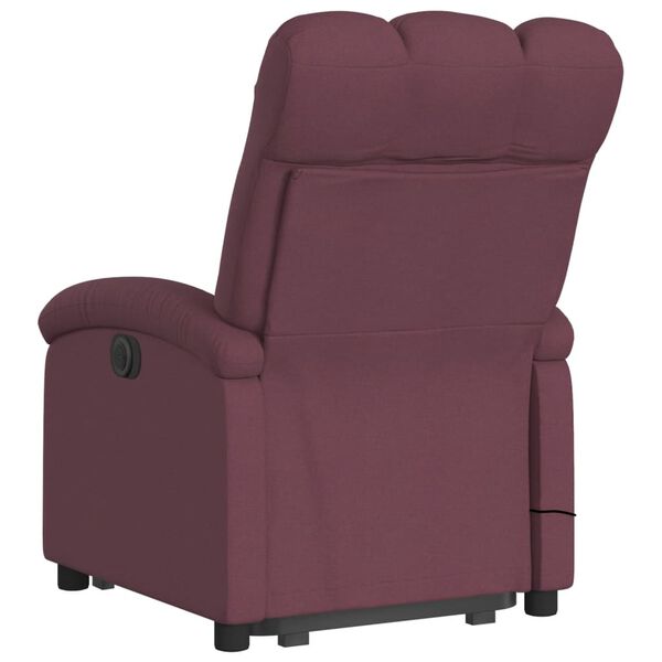 vidaXL Stand Up Massage Recliner Chair Purple