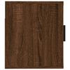 vidaXL Wall Mounted TV Cabinet Brown Oak Engineered wood Medium