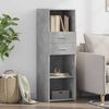 vidaXL Highboard Concrete Grey Engineered Wood Tall Modern