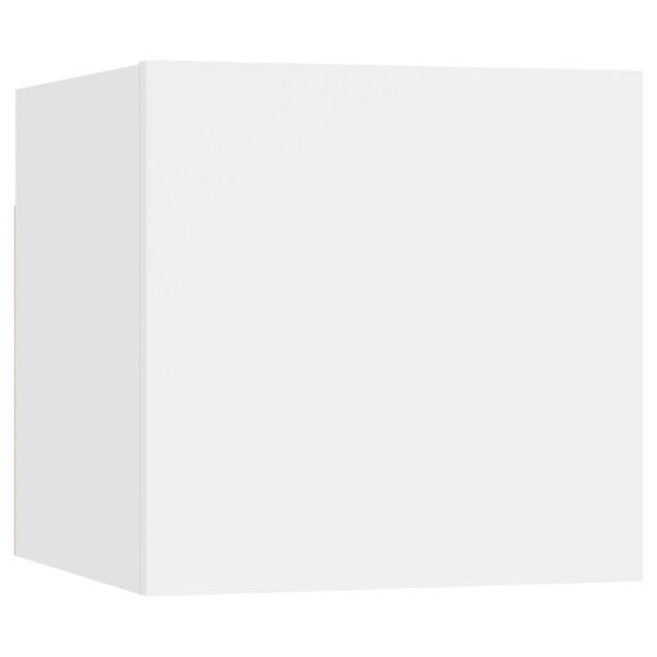 vidaXL TV Cabinet Set Set of 7 White Engineered wood TV Cabinet Set