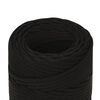 vidaXL Work Rope Black 0.08 " 1640.4 ' Polyester