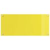 vidaXL Kitchen Backsplash Yellow 35.43 x 15.75 x 0.24 in