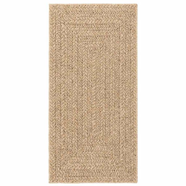 vidaXL Rug Beige 100% Polypropylene 23.6 x 43.3 in Durable Rug