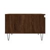 vidaXL Coffee Table Brown oak Engineered wood, metal Medium Coffee Table