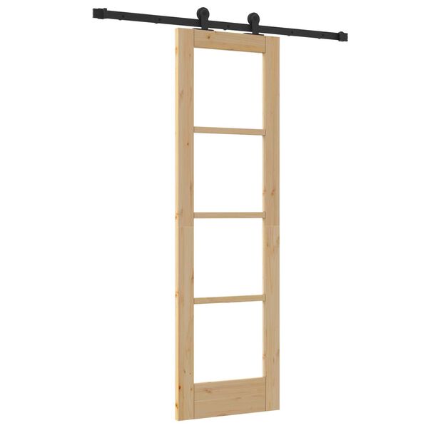 vidaXL Sliding Door ORKDAL Natural 24.02 x 78.15 in