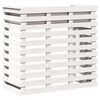 vidaXL Outdoor Bar Table White Solid Pine Wood Medium Outdoor Bar Table