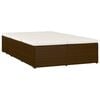 vidaXL Sun Bed Brown and cream white
