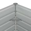 vidaXL Raised Garden Bed Brown Galvanized steel Large Durable