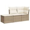vidaXL Garden Sofa Set Beige