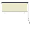 vidaXL Roller Shade Cream Polyester with PA coating, Aluminum, Steel