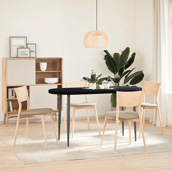 vidaXL Table Top Dark brown Solid oak wood 55.1 x 23.6 in Durable