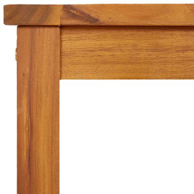 vidaXL Patio Bench 31.5"x13.8"x17.7" Solid Wood Acacia