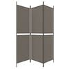 vidaXL 3-Panel Room Divider Anthracite 59.1"x86.6" Fabric