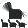 vidaXL Recliner Chair Black Faux Leather