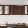 vidaXL Hanging Cabinet Brown Oak Engineered Wood Medium Hanging Cabinet