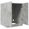 vidaXL Washing Machine Cabinet Concrete Grey 27.8x28.1x36.0"