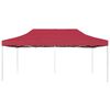 vidaXL Party Tent Wine Red Aluminum alloy, Oxford fabric with PVC coating