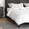 vidaXL Summer Duvet White 94.49 x 102.36 in Feather
