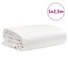 vidaXL Tarpaulin White 3.3x8.2' 7.11 oz/ft²