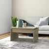 vidaXL Coffee Table Sonoma Oak Engineered wood Medium Durable