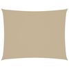 vidaXL Sunshade Sail Oxford Fabric Rectangular 6.6x11.5' Beige