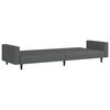 vidaXL Sofa Bed Dark Grey Velvet (100% polyester), wood, foam, plastic