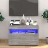 vidaXL TV Cabinet Grey Sonoma Engineered wood