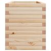 vidaXL Garden Planter Natural Pine Solid Pinewood 43.3 x 15.7 x 18.1 in