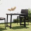 vidaXL Camping Table Anthracite Polypropylene (PP) Medium Modern