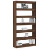 vidaXL Book Cabinet Brown Engineered wood