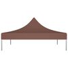 vidaXL Party Tent Roof 9.8'x9.8' Brown 0.9 oz/ft²