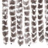 vidaXL Fly Curtain Taupe and White 39.4x78.7" Chenille
