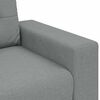 vidaXL Loveseat Sofa Light Gray Fabric (100% Polyester) 47.2 in
