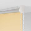 vidaXL Roller Blind Beige Polyester 45.3 x 51.2 in Adjustable Armrests