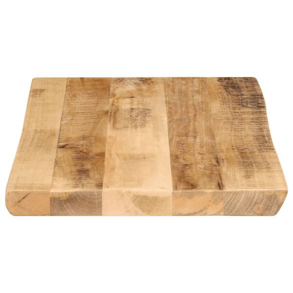 vidaXL Table Top Natural Mango Wood 19.7 x 15.7 x 1.0 in Durable