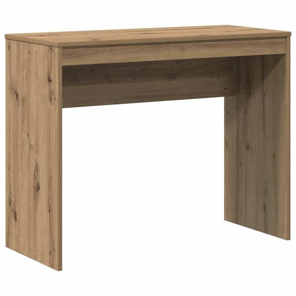 vidaXL Desk Artisan Oak Engineered Wood Small Durable Desk