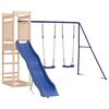 vidaXL Outdoor Playset Natural Wood Solid Pine Wood Large Durable