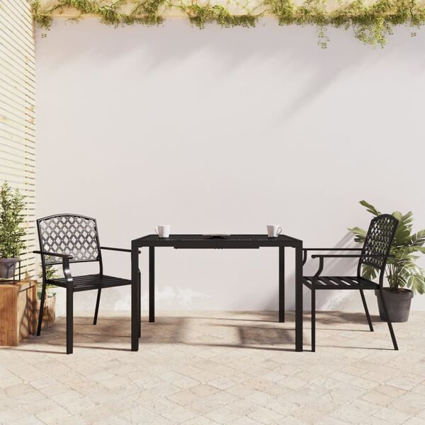 vidaXL Garden Dining Set Anthracite