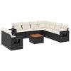 vidaXL Patio Sofa Set Black PE rattan Large Modular Garden Sofa Set
