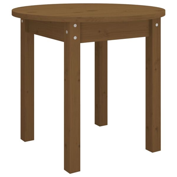vidaXL Coffee Table Honey Brown Solid Pine Wood Compact Durable