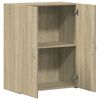 vidaXL File Cabinet Sonoma Oak 23.6"x12.6"x30.5" Engineered Wood