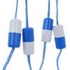 vidaXL Swimming Pool Safety Divider Rope Blue and white ABS plastic