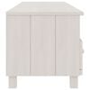 vidaXL TV Cabinet White Solid pine wood, MDF Large TV Cabinet