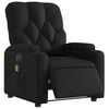 vidaXL Electric Massage Recliner Chair Black