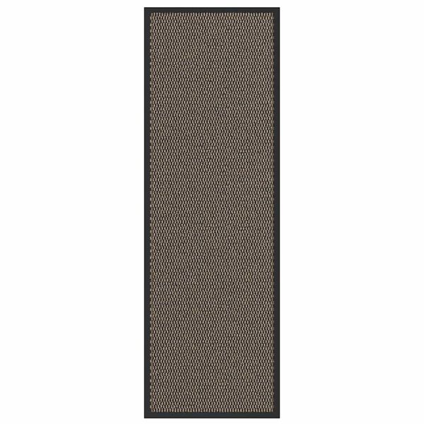 vidaXL Doormat Brown Polypropylene and PVC 23.6x70.9 in Doormat
