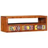vidaXL Wall-mounted TV Cabinet Multicolor Acacia solid wood, Engineered wood