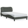 vidaXL Bed Frame Dark Grey